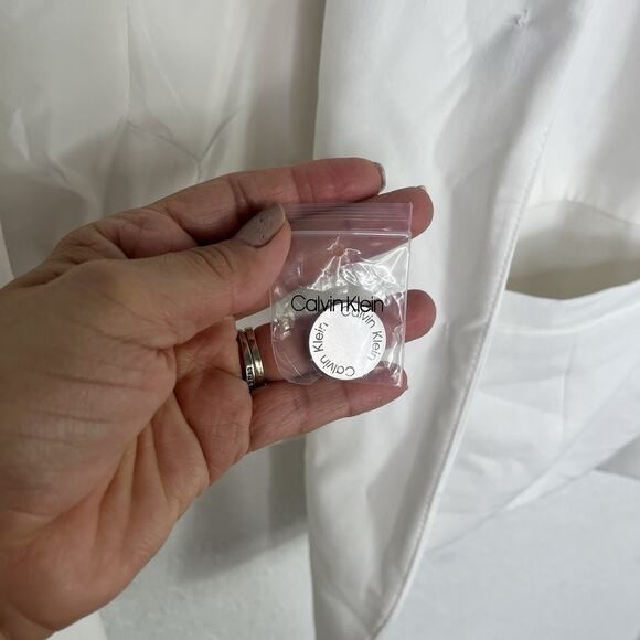 Calvin Klein Ivory Blazer Size 18W, classic, elegant, sophisticated, business - Picture 7 of 10